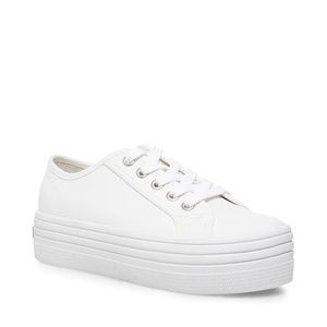Steve Madden Bobbi30 White Platform Sneakers (NIB)